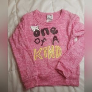 Girls Hello Kitty Pink Sweater Size Small